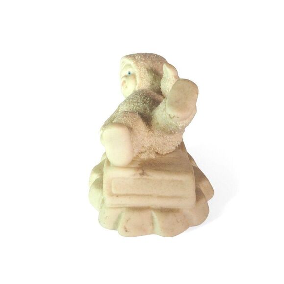 Department 56 Snowbabies Sledding on Back Retired - Picture 2 of 5